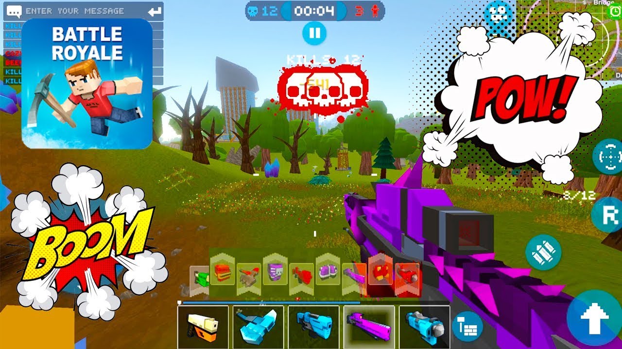Mad GunZ - Violet Sniper Rifle in the Battle Royale (Skill Guy)