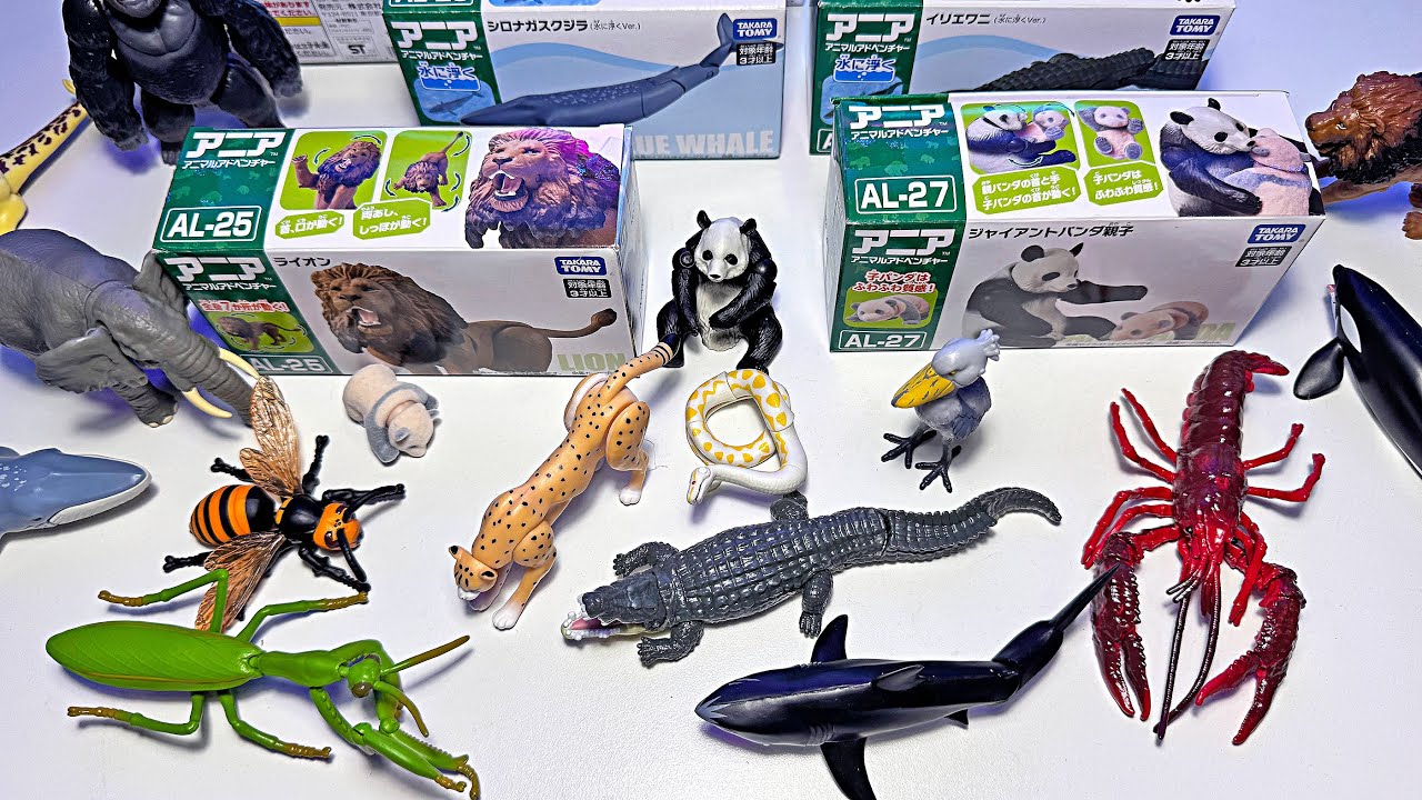 New Animals & Dinosaurs - Takara Tomy ANIA animals and dinosaurs toys