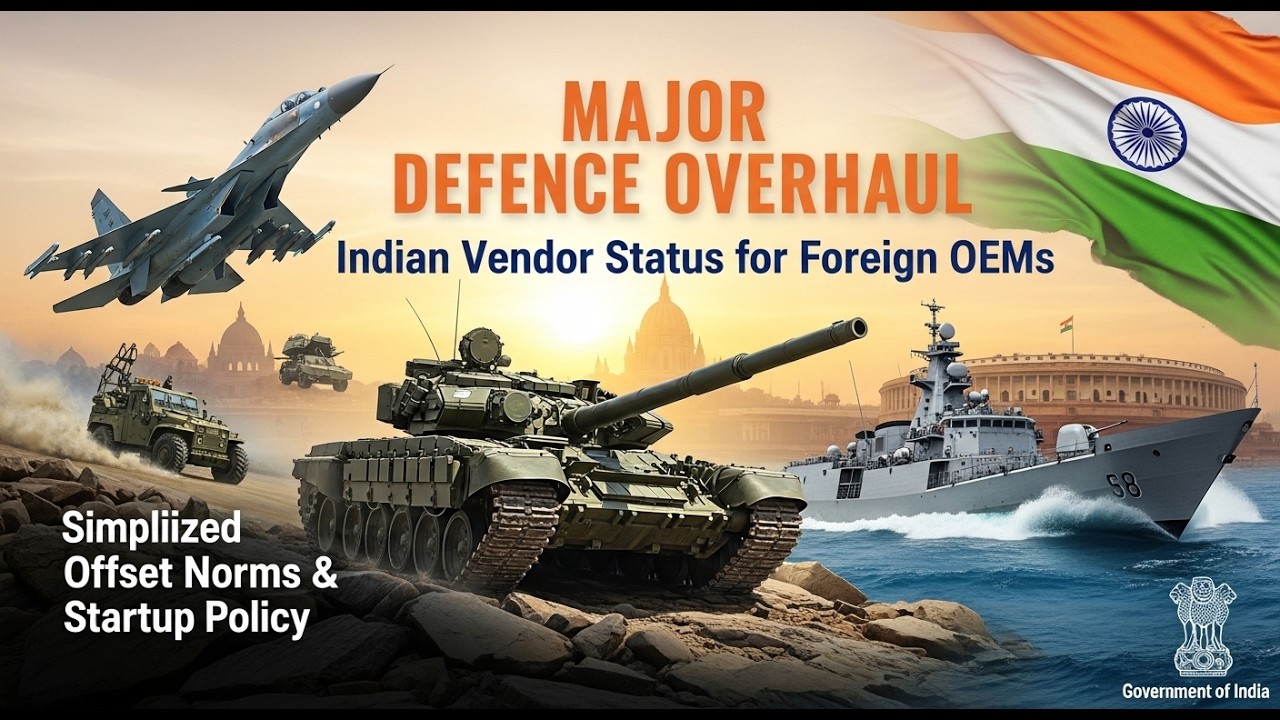 New Defence Reforms Aim to Level Field for Foreign OEM Subsidiaries, Simplify Procurement &  Offsets