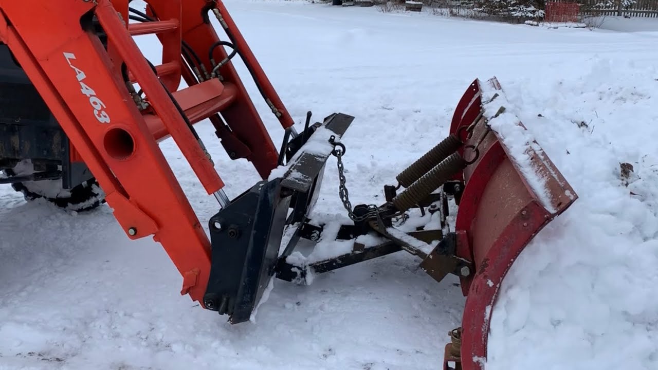 133 Testing the Kubota Quick Attach Snow Plow Mod