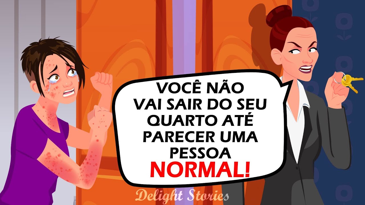 Minha tia me considerava uma vergonha porque eu tinha piolhos e manchas por todo o corpo