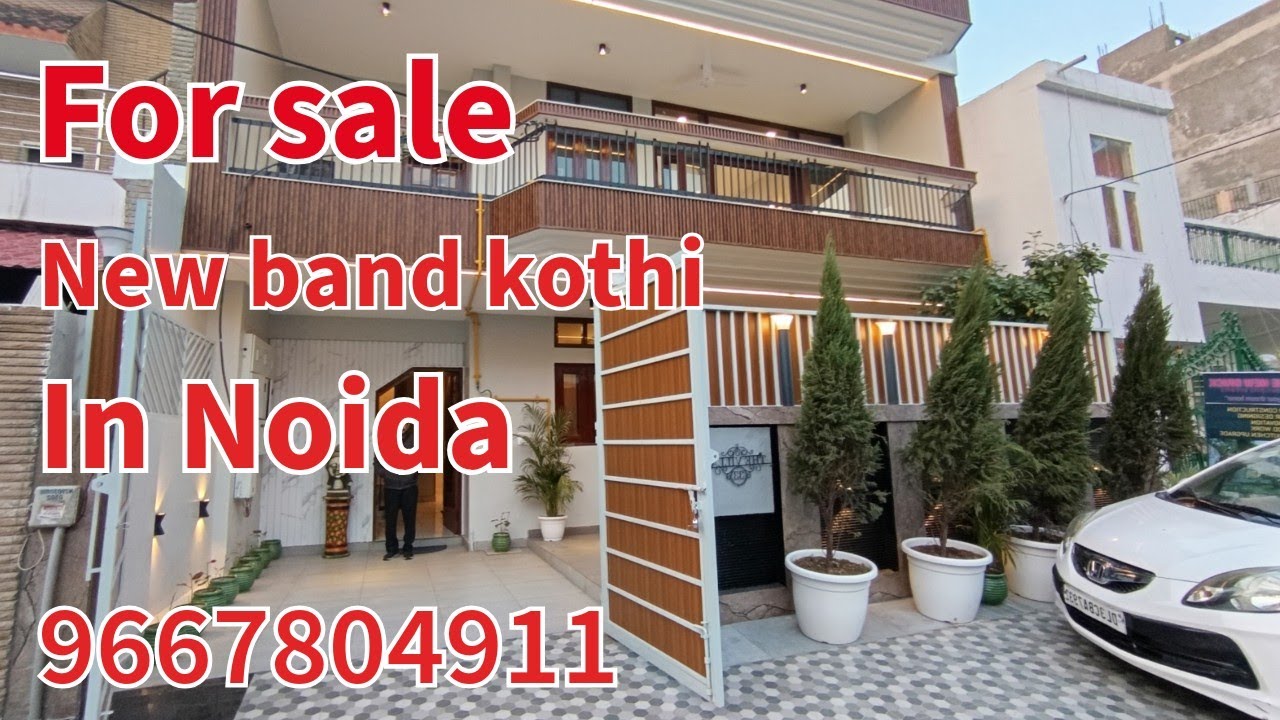 For Sale New Brand Kothi in Noida size 162 sq mt. Near Golf Course metro 📞9667804911