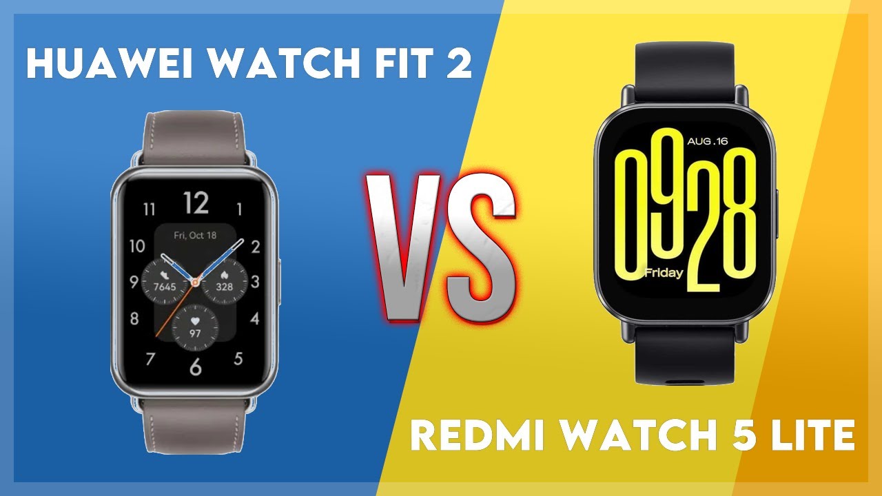 Huawei Watch Fit 2 vs Redmi Watch 5 Lite Comparison