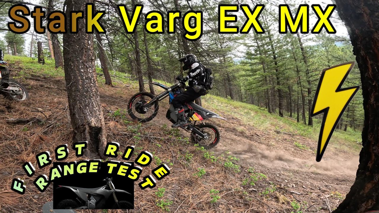 FIRST RIDE Stark VARG EX 80HP Electric Dirt Bike vs MX Range Test + Steep Singletrack in Montana