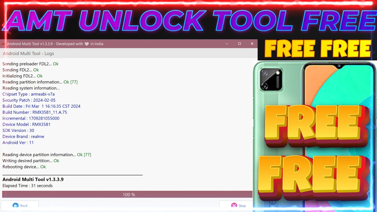 Android Multi Tool (AMT) Free Tool by Aj Mobile Repairing | AMT TOOL FREE