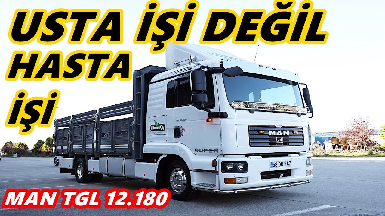 MAN TGL 12.180 6 TEKER KAMYON TANITIM İNCELEME /