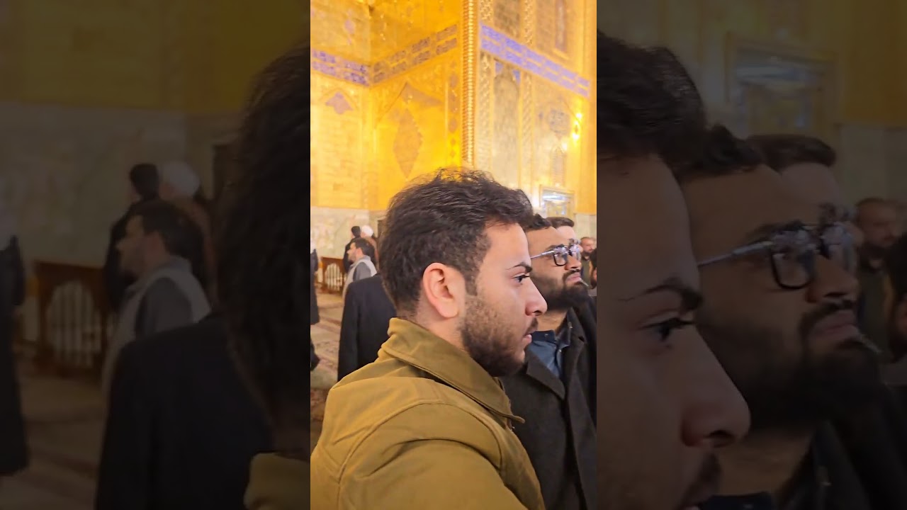 النجف الأشرف: لحظة إعلان خبر إستش هاد السيد الق/ائد  المظلوم الخ//منا/ئي (ق . س)