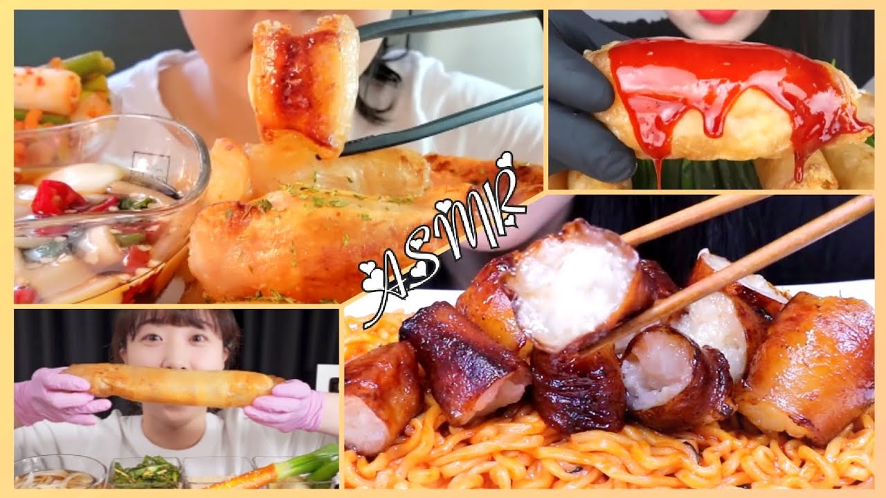 Daechang, Noodles and Hot Sauce ASMR With Mukbangers 😍