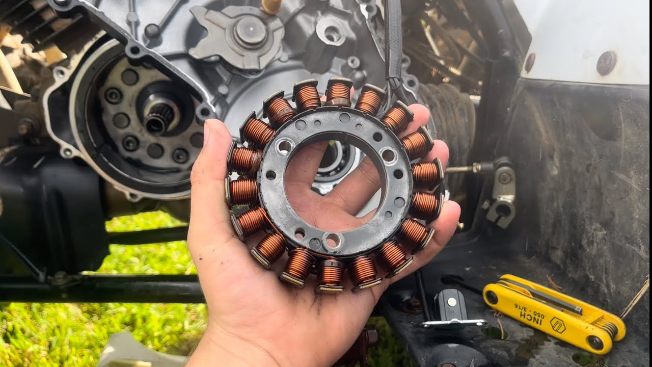 How to replace a stator in a Yamaha wolverine 350