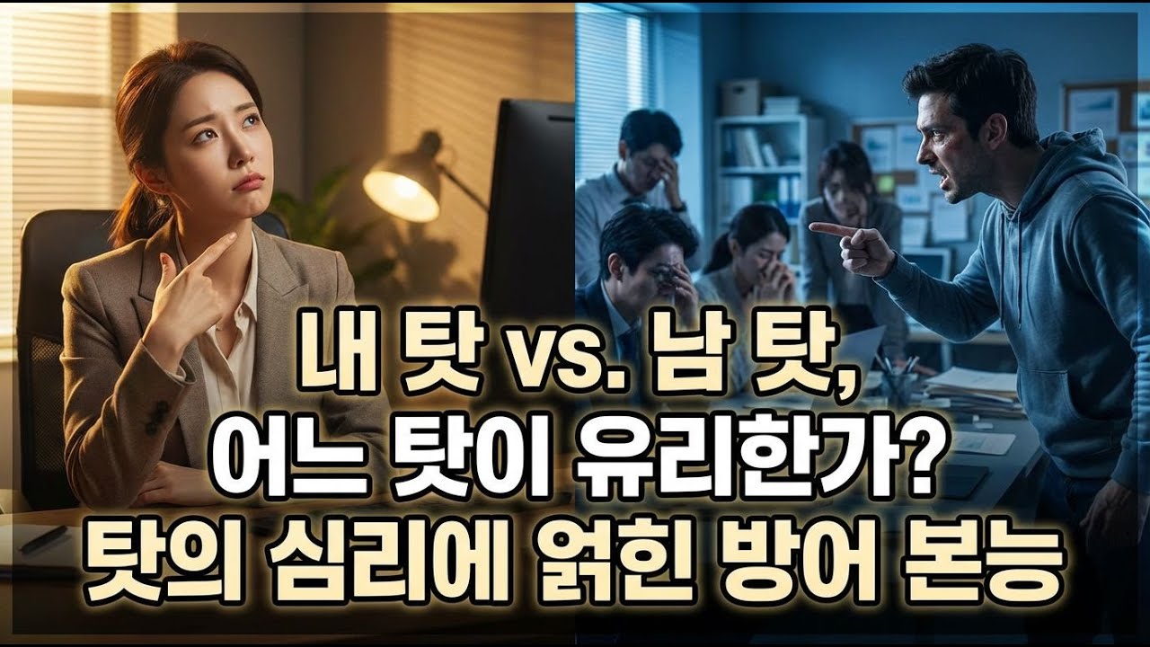 내 탓 vs. 남 탓, 어느 탓이 유리할까?