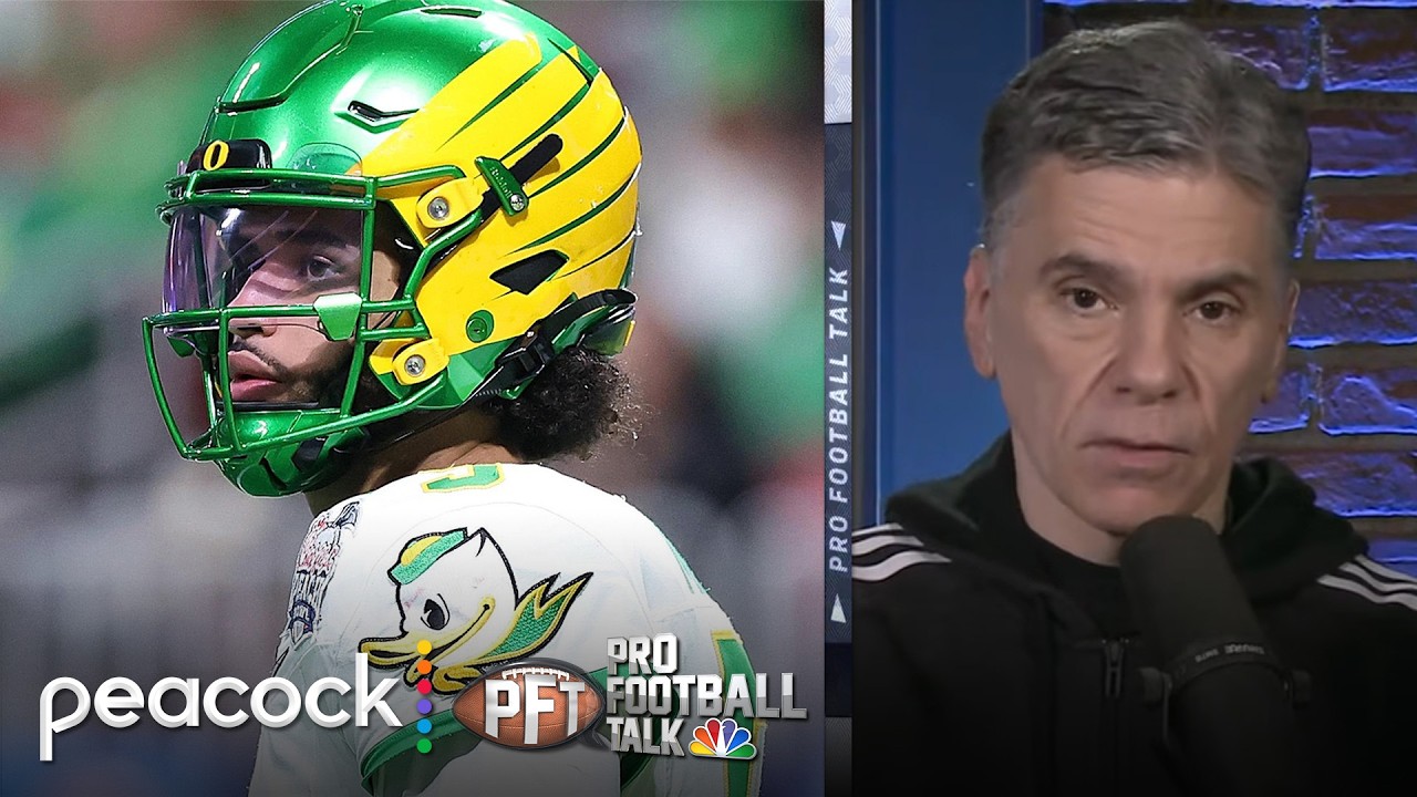 Dante Moore asks Oregon for more mental health state resources | Pro Football Talk | NFL on NBC
