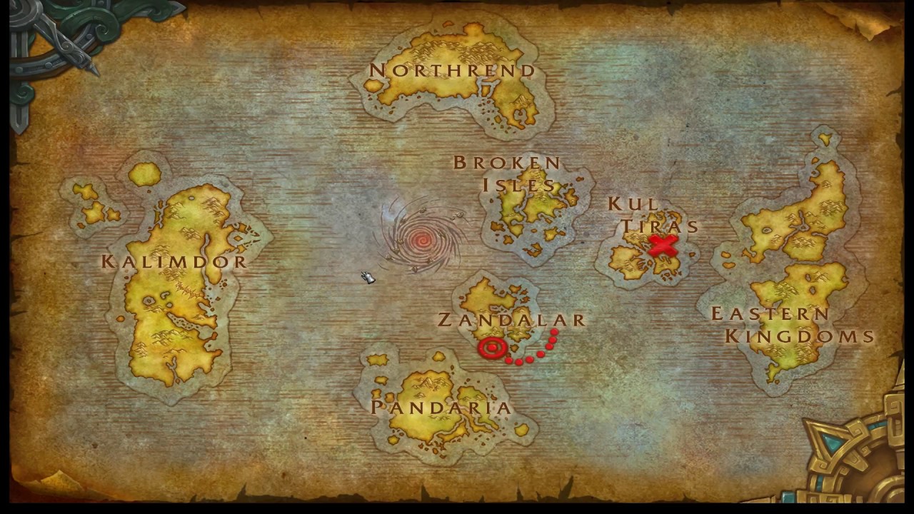 How to get from Zuldazar to Boralus WoW Alliance