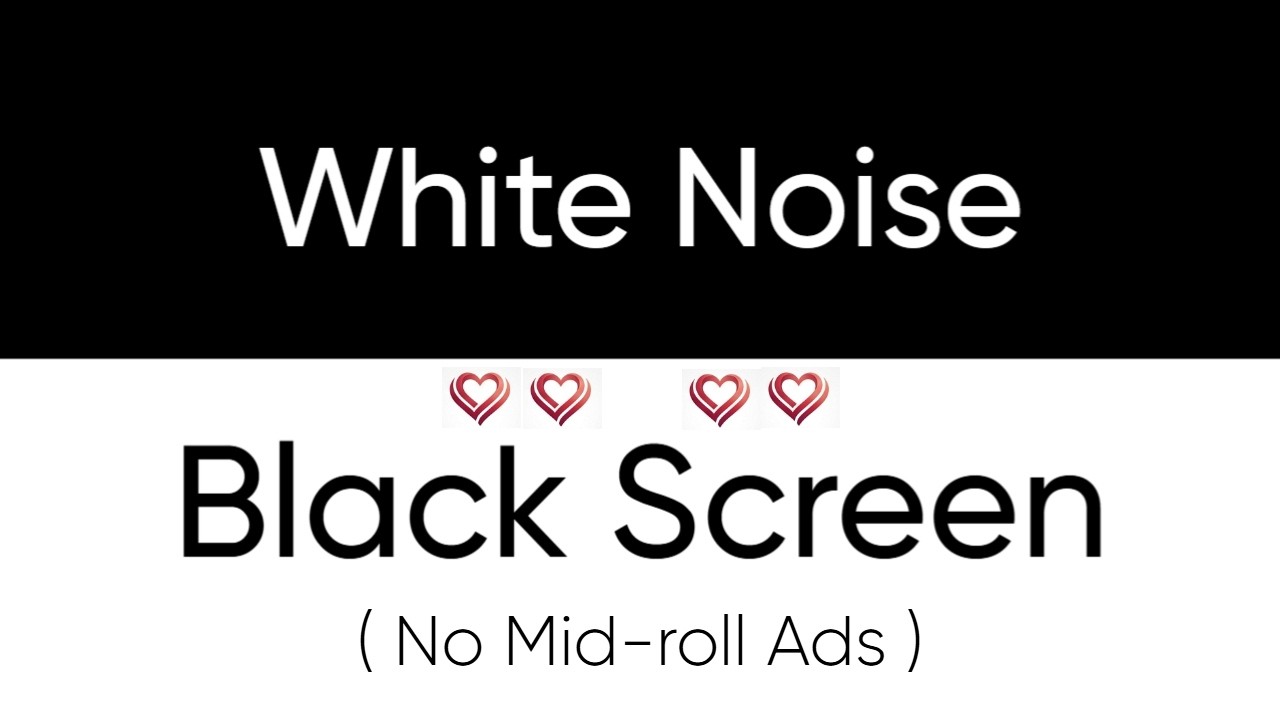 White Noise | Black Screen | 12 Hours of Deep Focus Tone for Mindfulness and Study (No Mid-roll Ads)