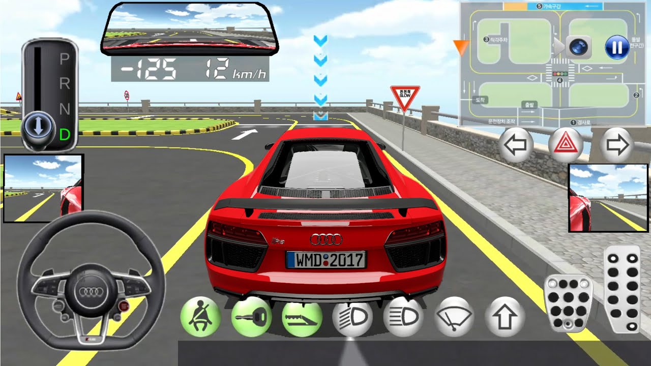 3D Driving Class - Course Test #3 - Car Games - Android Gameplay