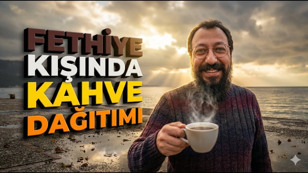 Fırtına Sonrası Fethiye'de Kahve Dağıttım / Güneş Yüzleri Güldürdü. #kahve #espresso