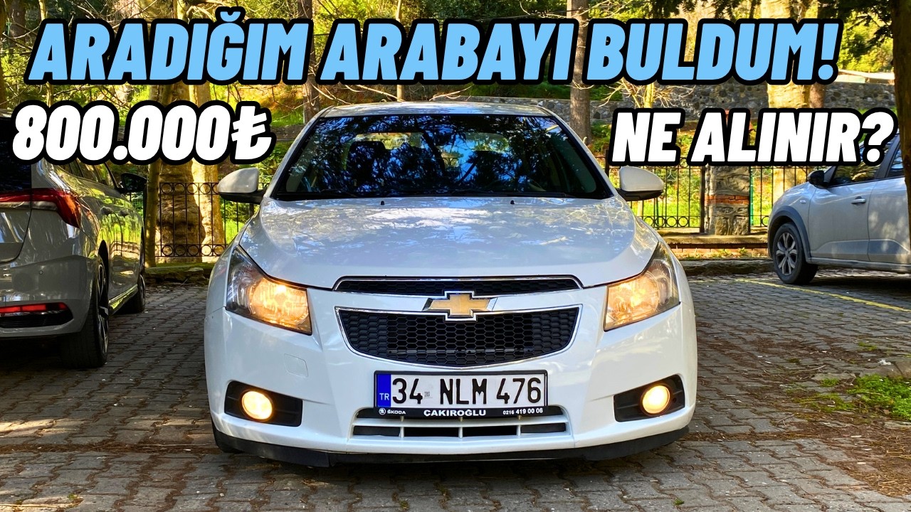 800.000 ₺'YE HANGİ ARABA ? ARADIĞIM ARABAYI BULDUM ! CHEVROLET CRUZE İLE ORMAN YOLUNDA VLOG
