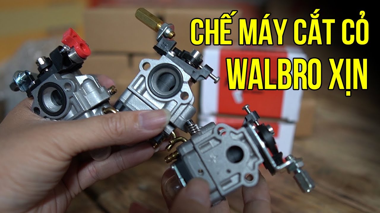 Nhận Biết Chế Máy Cắt Cỏ Hãng WALBRO Hàng Xịn Cực Tiết Kiệm Nhiên Liệu