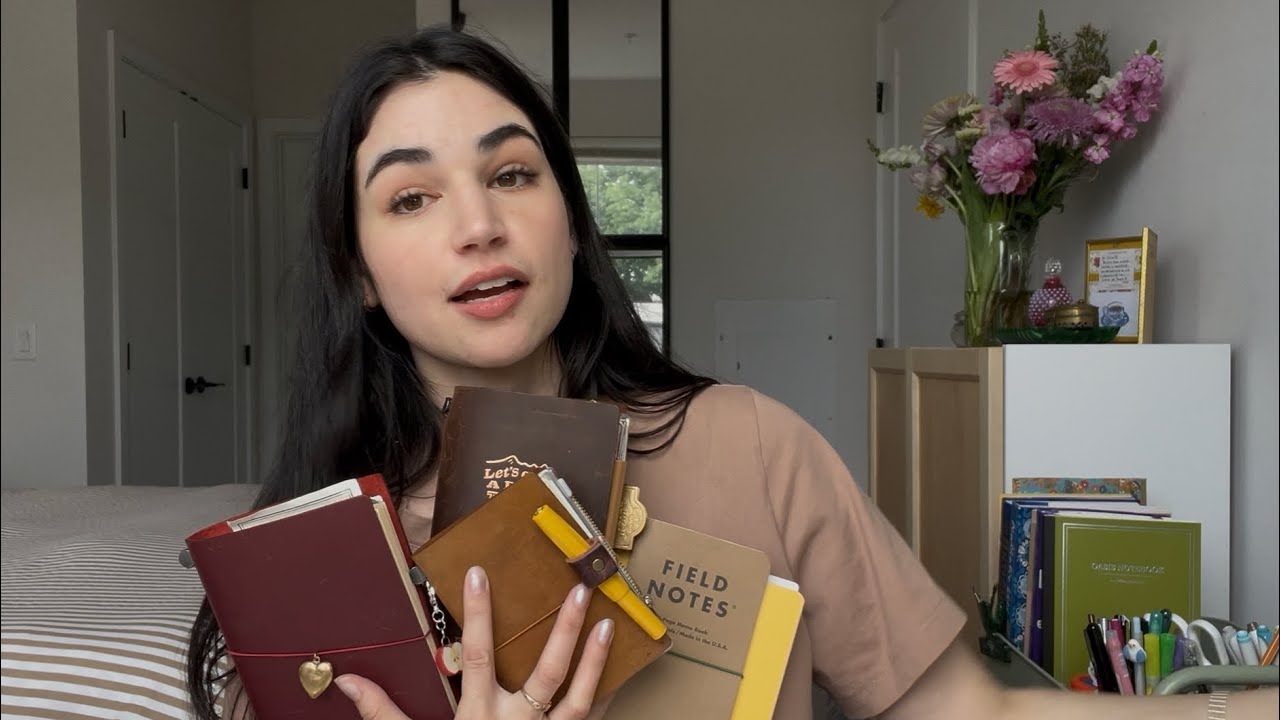 chatty journal & pouch tour | trc, hobonichi, stalogy, etc