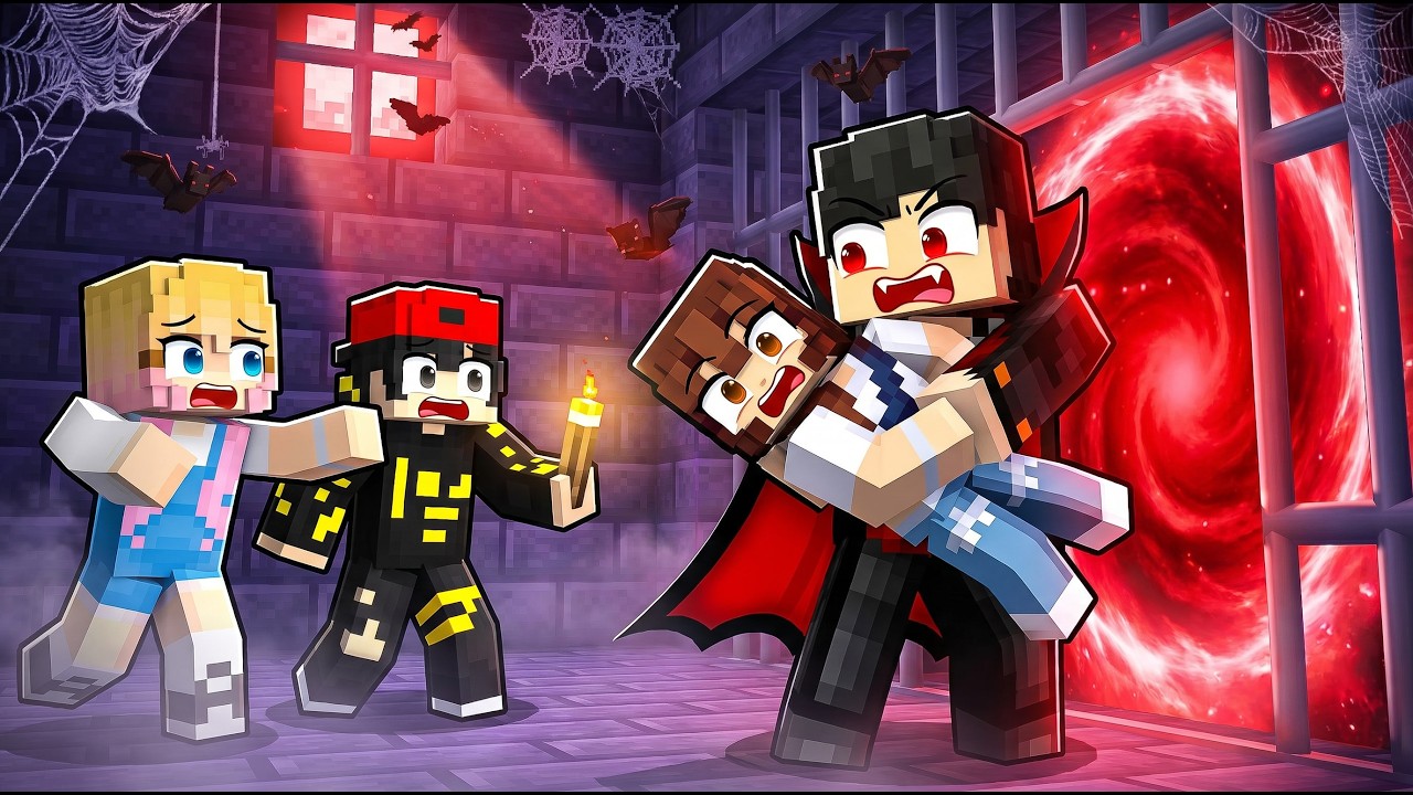 Vampiri Sarayına Hapsettik🧱Minecraft🧱Ayşem Ece Arı