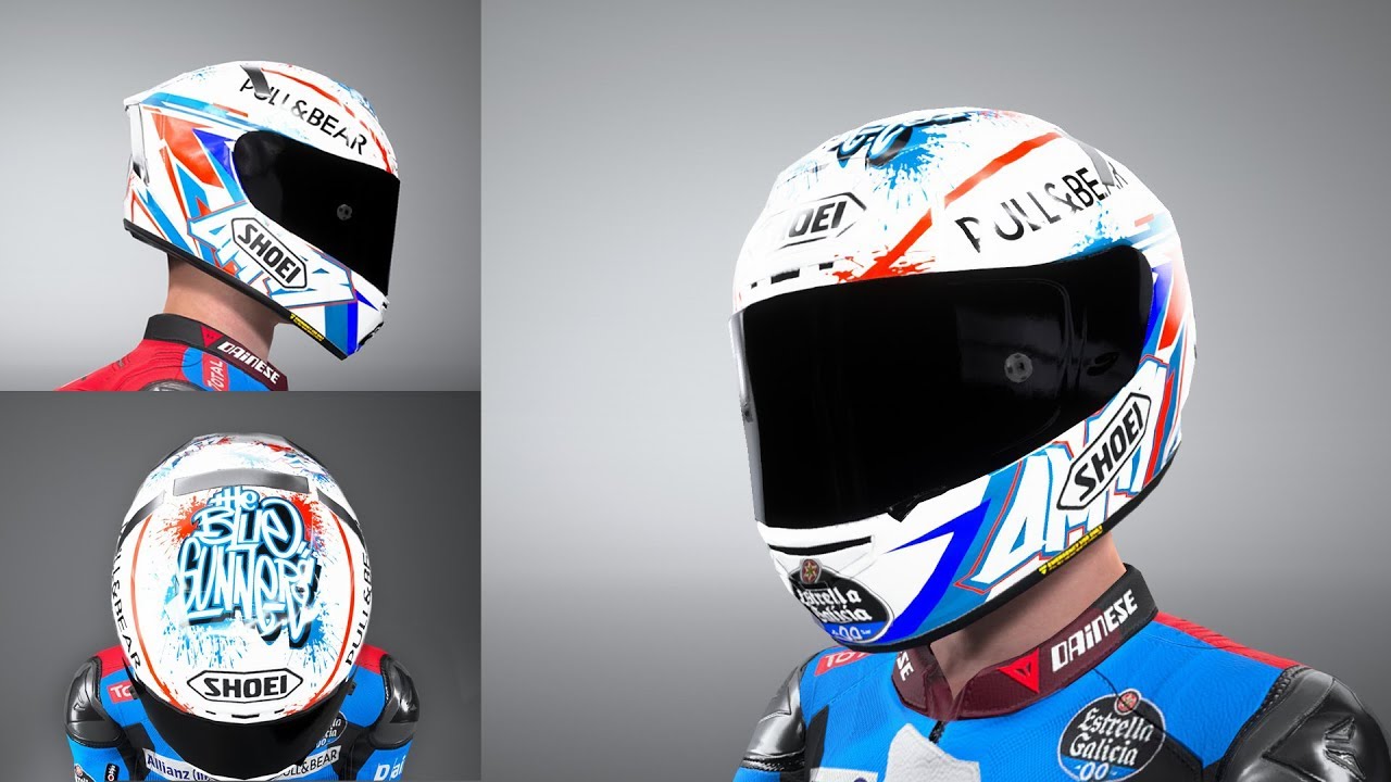 MotoGP19 - Alex M&aacute;rquez Special Catalunya Helmet 2019 (Helmet Editor)