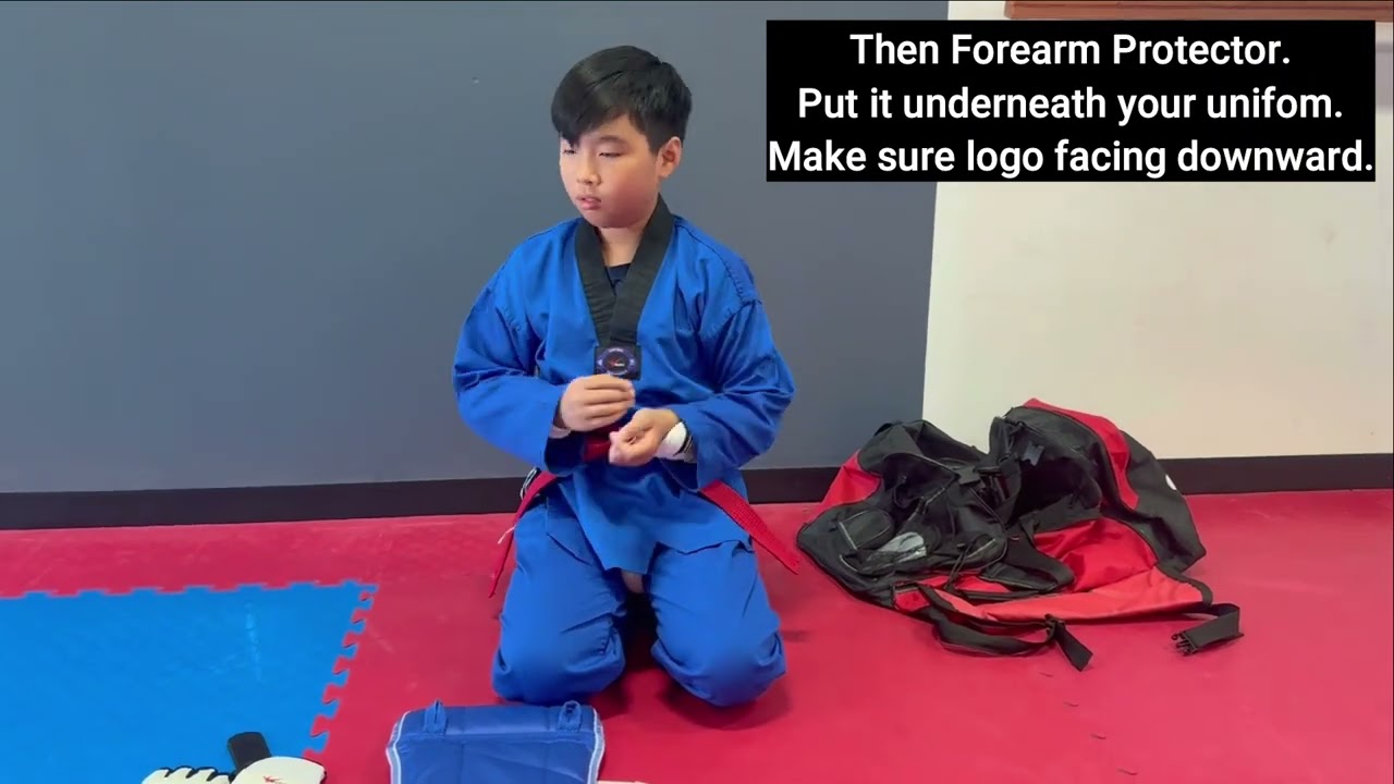 Tutorial: How to put on Sparring Gear