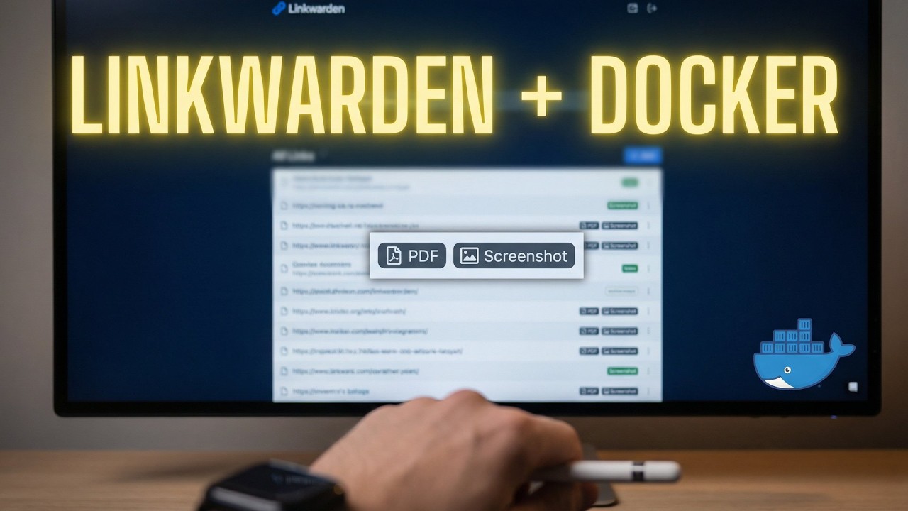 Nie wieder Broken Links! 🔗 Dein eigenes Web-Archiv mit Linkwarden (Docker Tutorial)
