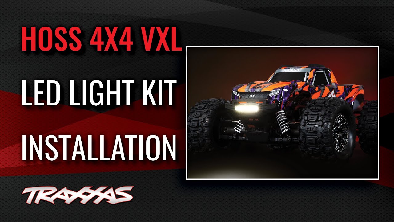 LED Light Kit Installation | @Traxxas Hoss 4X4 VXL