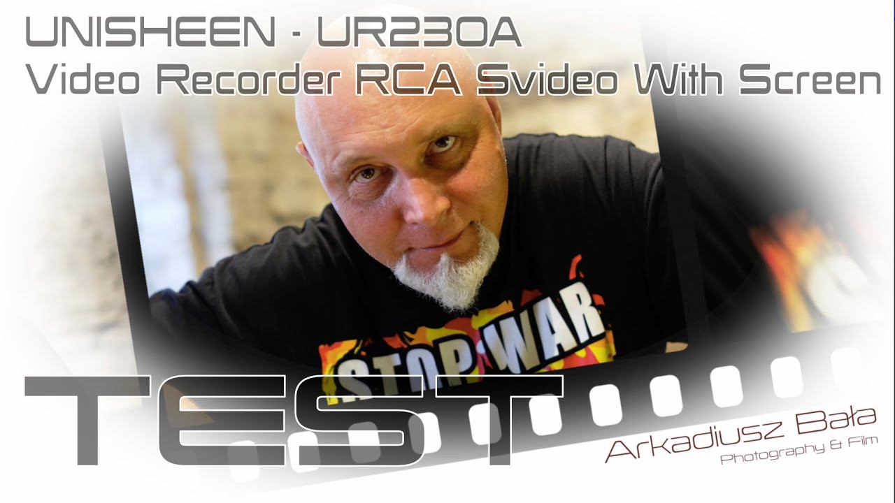 Test urządzenia UNISHEEN - UR230A Video Recorder RCA Svideo With Screen