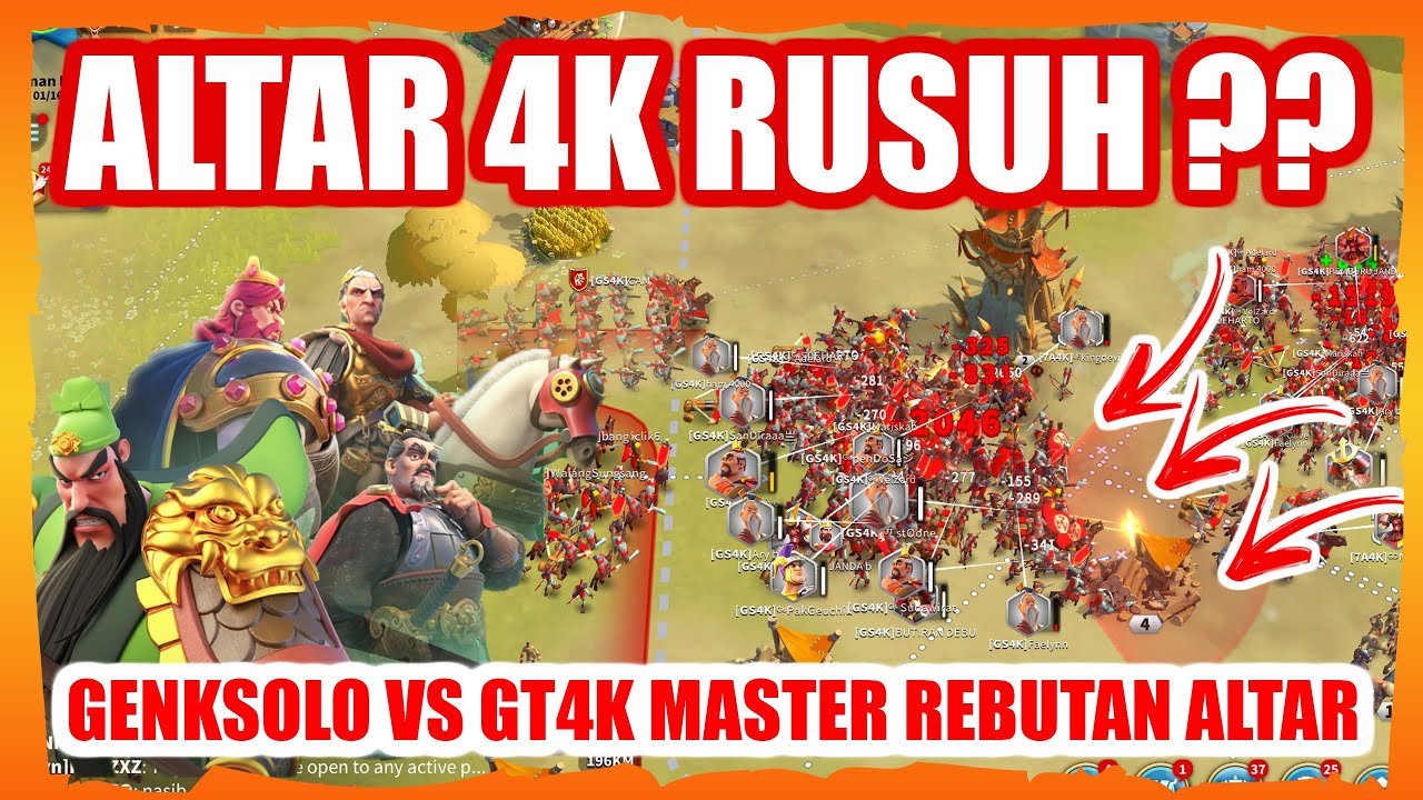 ALTAR KD 4000 RUSUH ?? CIVIL WAR GENKSOLO VS GT4K MASTERCHIEF !!