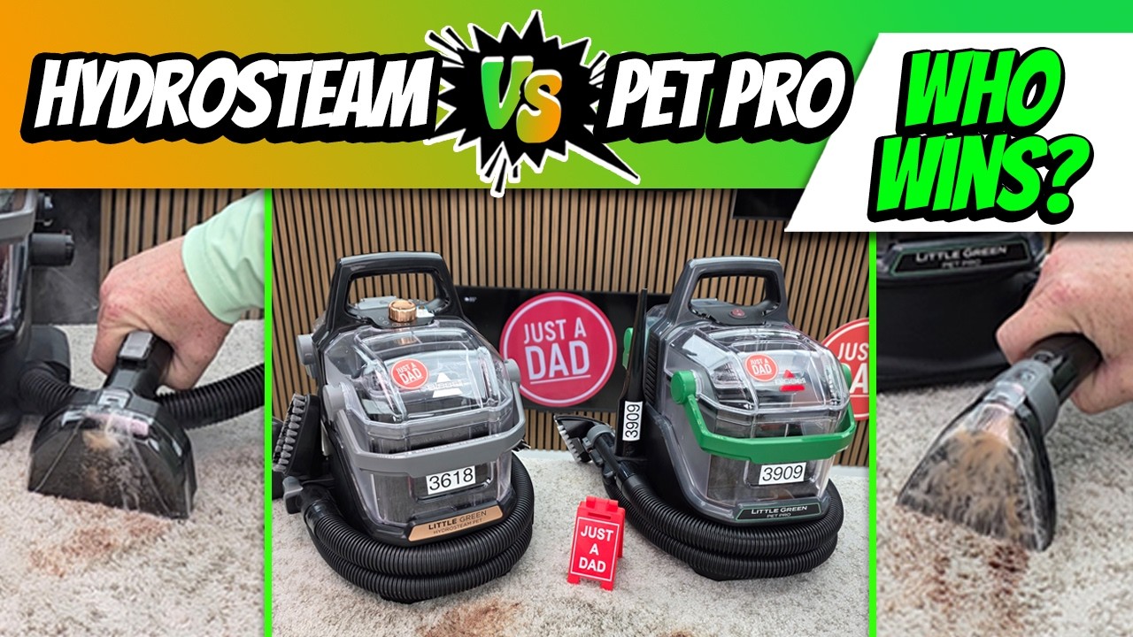BISSELL Little Green Hydrosteam 3618 vs BISSELL Pet Pro 3909 COMPARISON - Is the steam worth it?