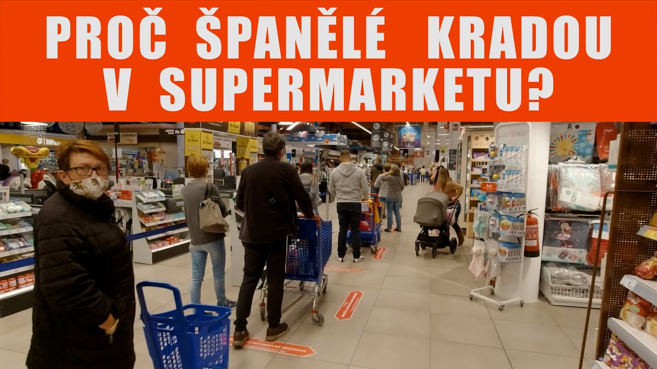 Španělé kradou v supermarketech a maká se tu i v neděli! Naštěstí!