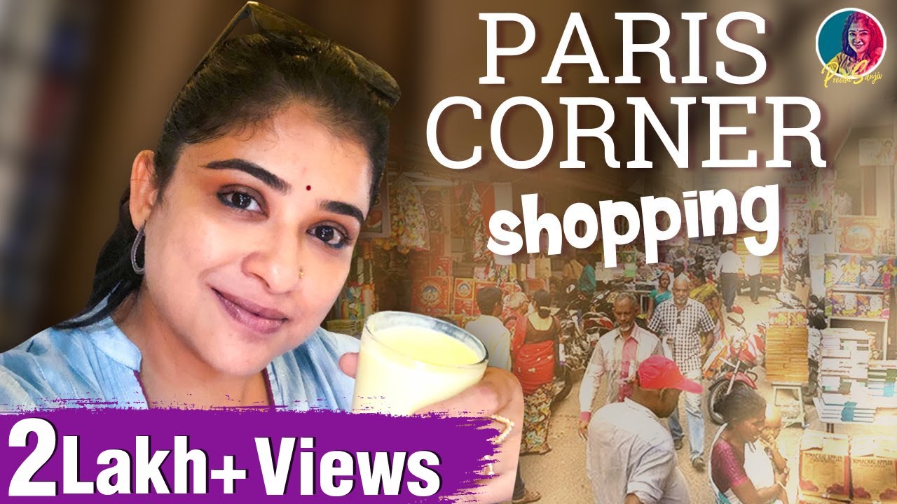 Paris Corner Shopping Vlog | Preethi Sanjiv