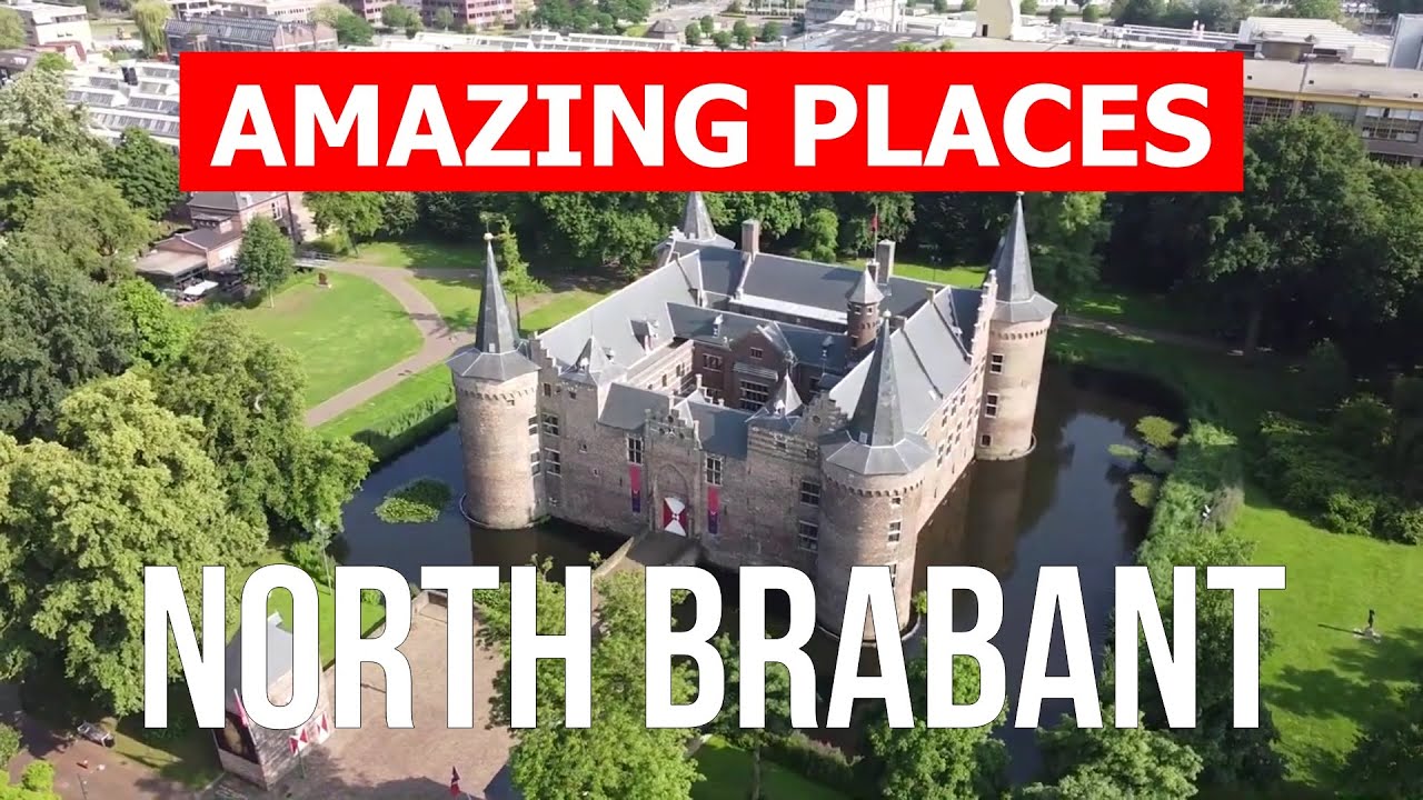 Travel to the province of North Brabant, Netherlands | Nature, vacation, landscapes | Drone 4k video