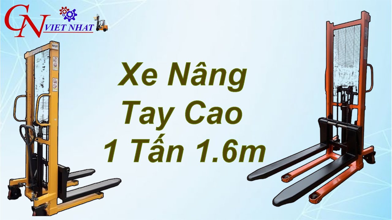 Xe Nâng Tay Cao 1 Tấn Cao 1.6M CTY-E10/16 Giá Rẻ Nhất Thị Trường | 0868.501.196