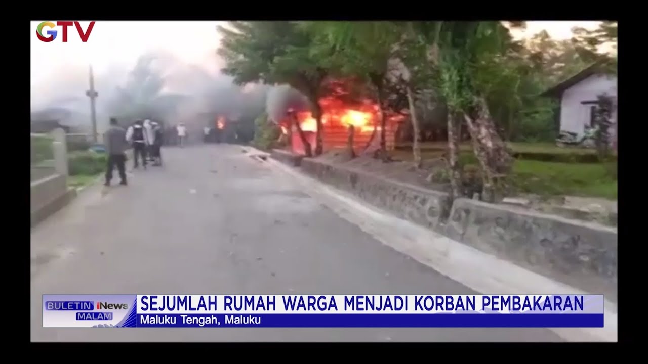 Pulau Haruku Maluku Mencekam, Warga 2 Desa Bentrok, 3 Minggal Rumah Dibakar #BuletiniNewsMalam 26/01