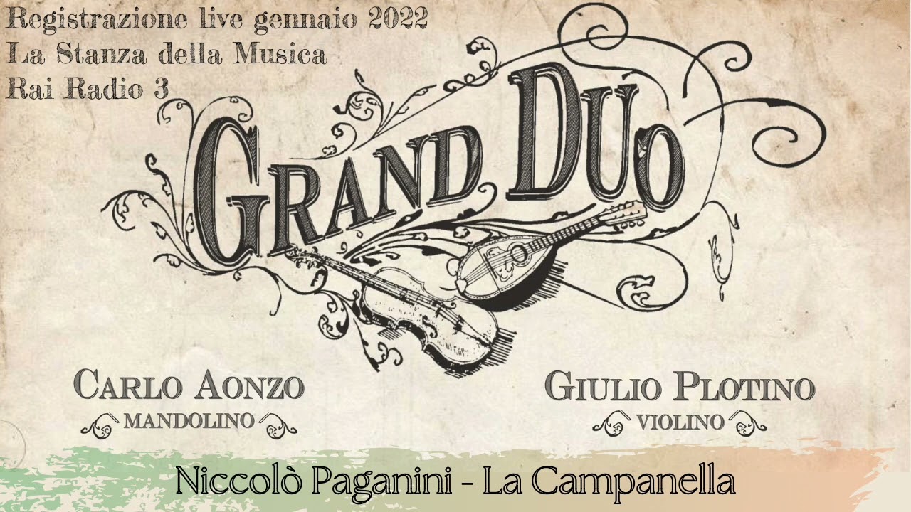 Niccolò Paganini La Campanella (3 tempo Concerto op 7 MS 45 in Si minore) 