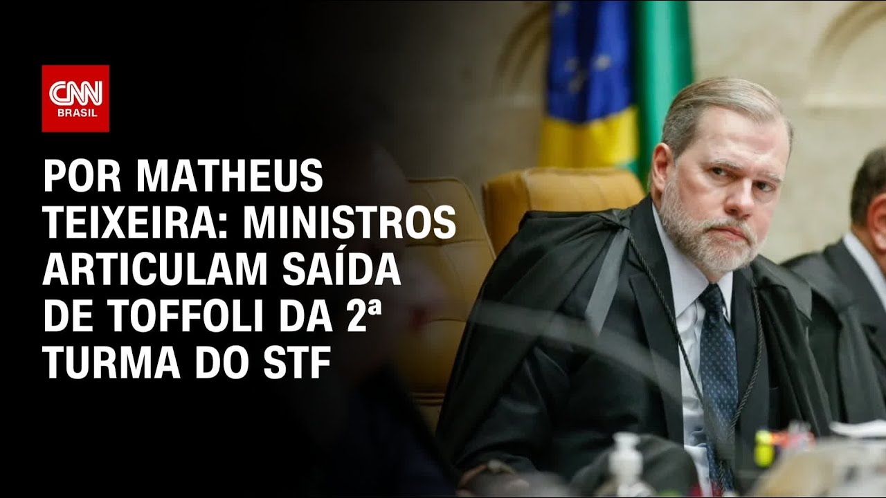 Ministros articulam sa&iacute;da de Toffoli da 2&ordf; Turma do STF que julga caso Master | CNN 360&ordm;