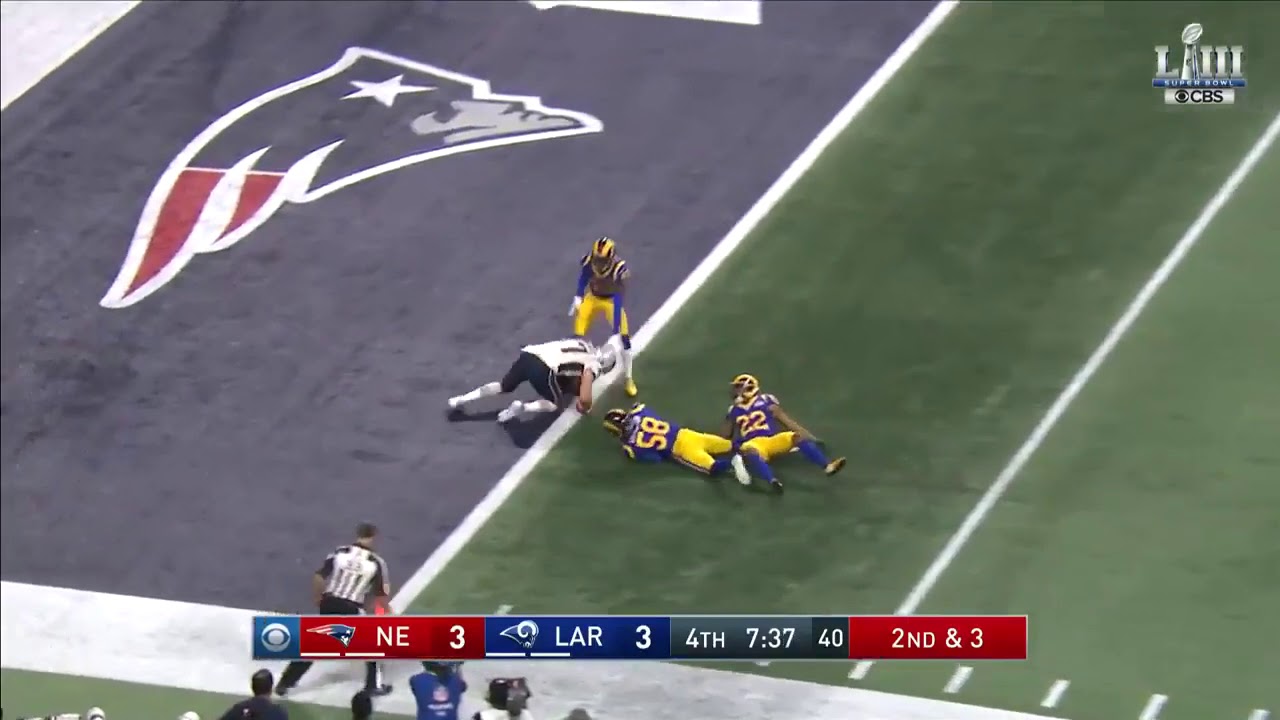 Rob Gronkowski Catch Super Bowl 53