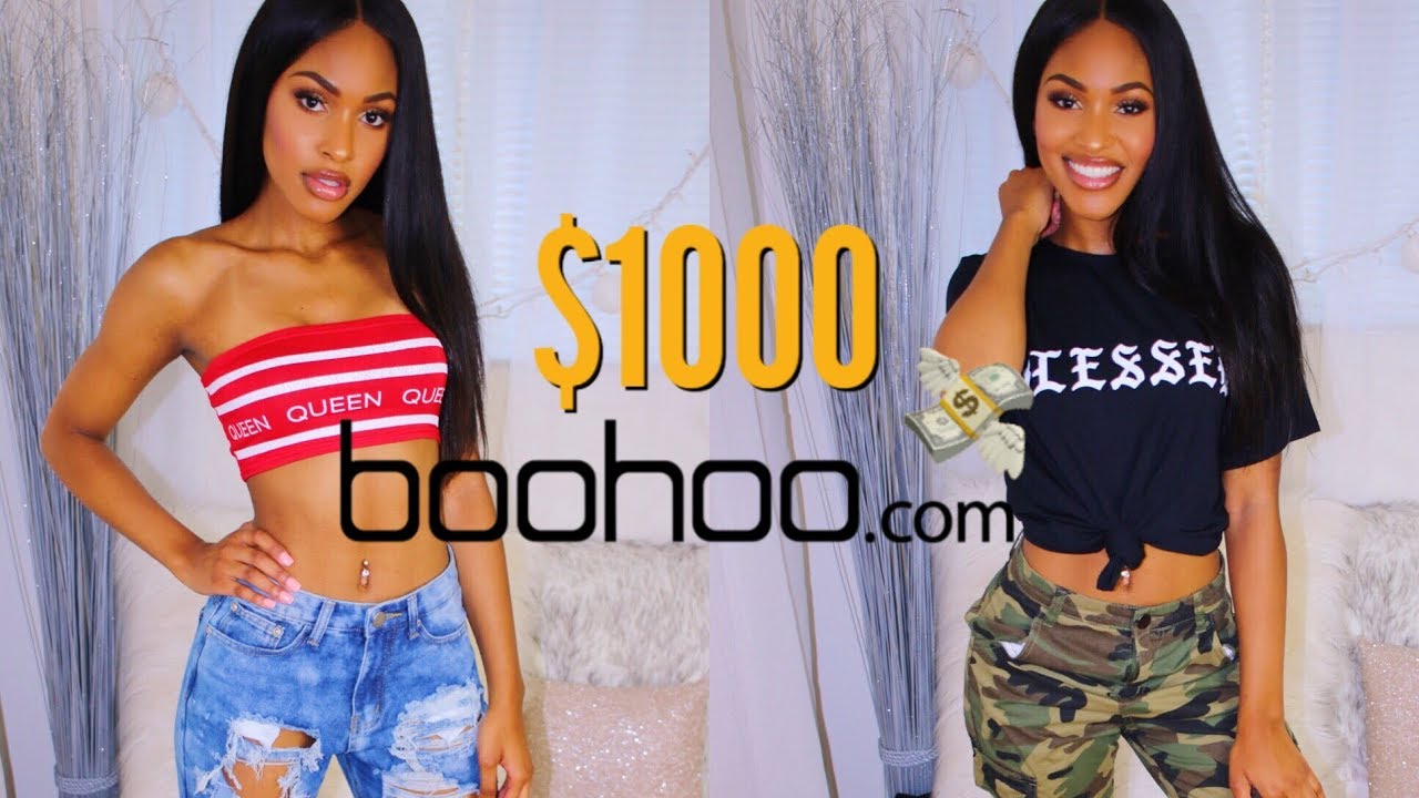 $1000 Back To School BooHoo Clothing Try On Haul #MyBooHooStyle