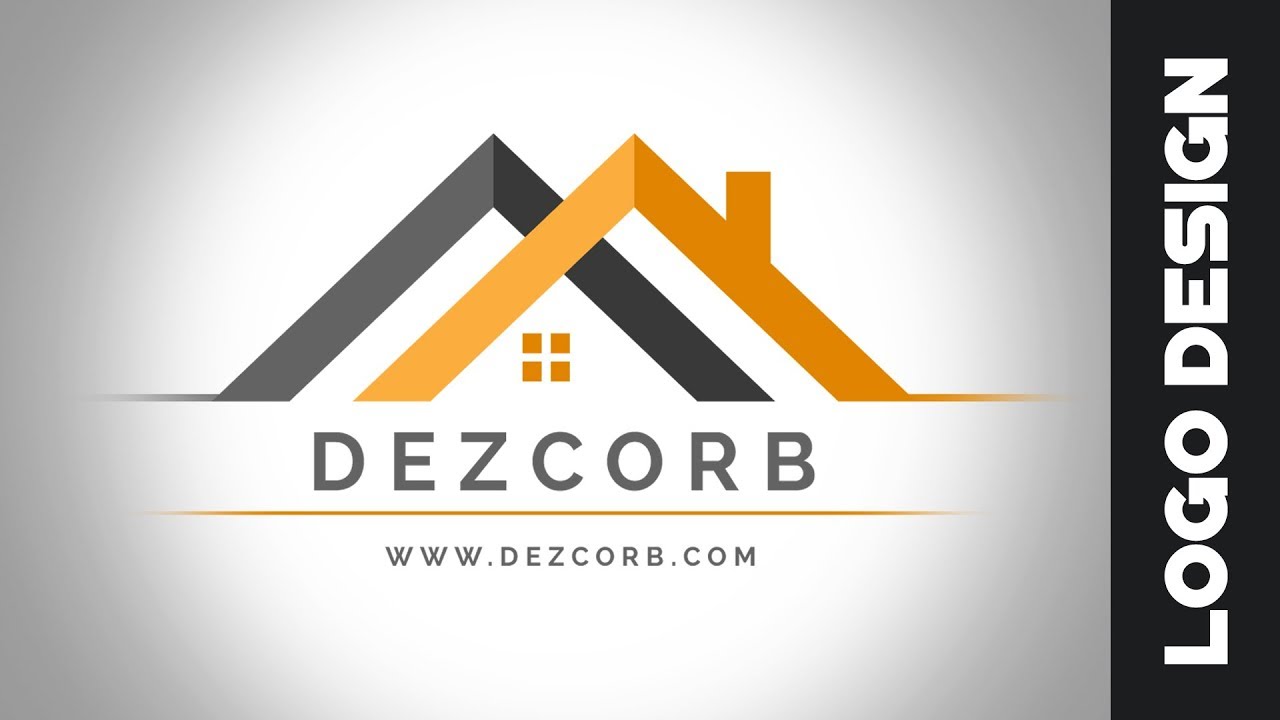 How to design a logo in photoshop cs6  Logo Design | Tutorial | Real Estate Logo Design