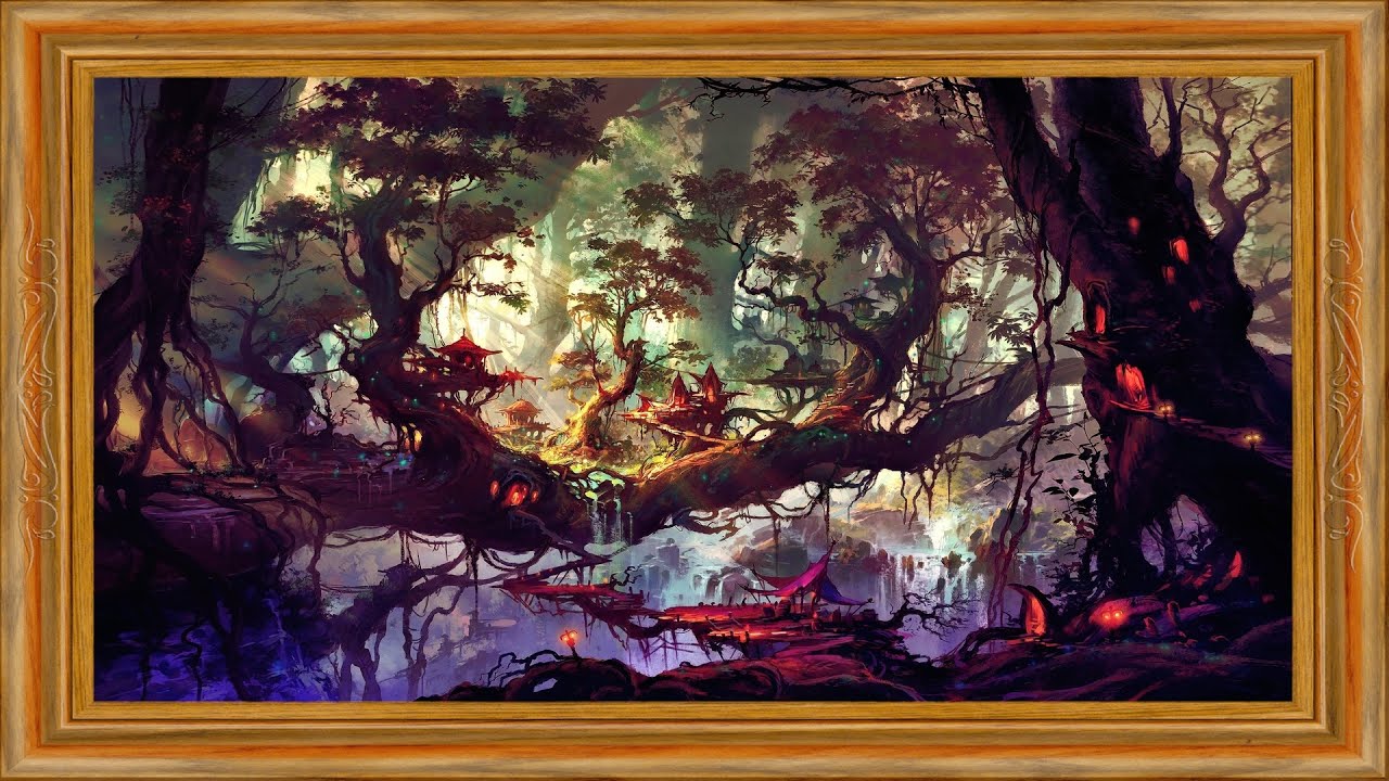 Enchanted Jungle 4K - Magical Forest TV Screen Wallpaper