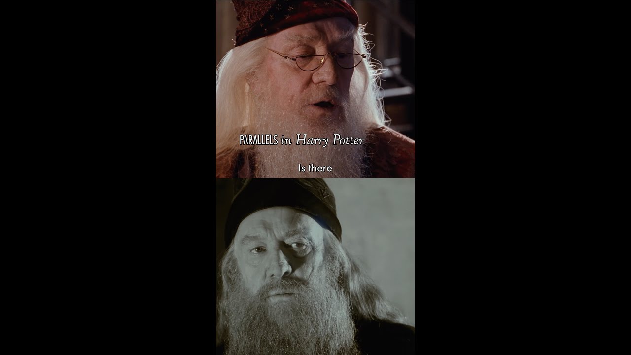 Harry and Tom Riddle parallel #HarryPotter #TomRiddle #AlbusDumbledore