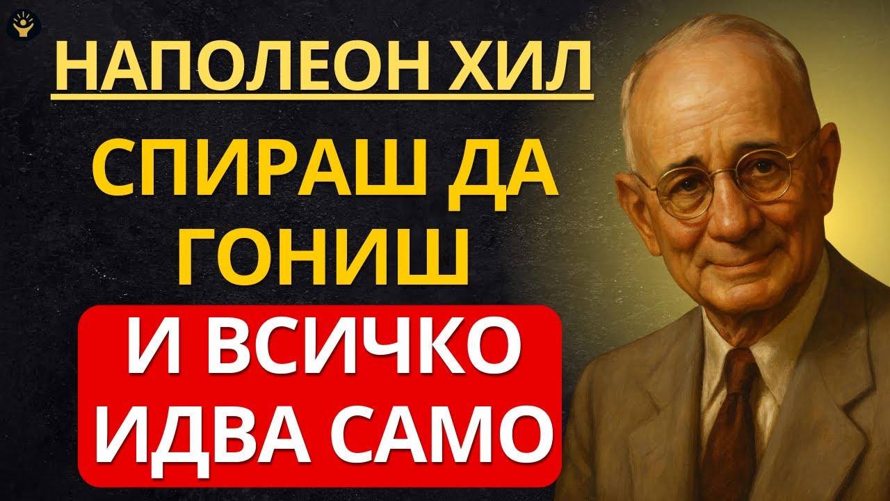 Наполеон Хил: Това е моментът, в който спираш да гониш и започваш да привличаш