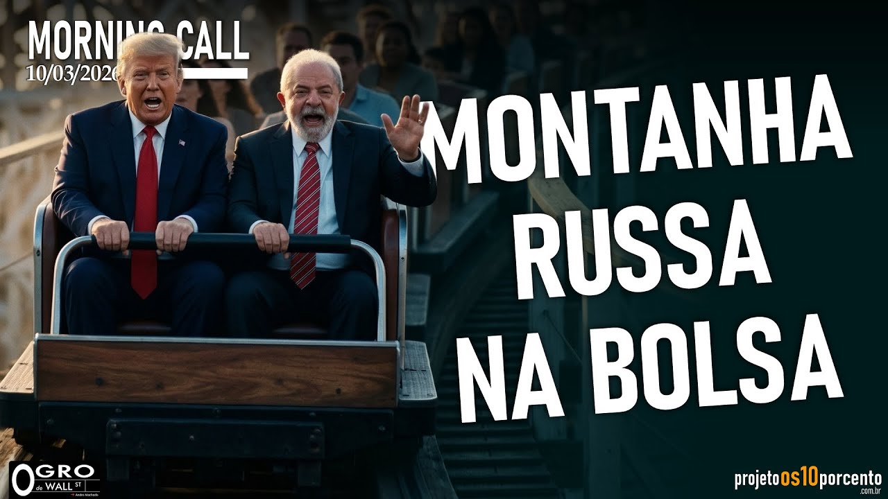 Morning Call - Terça-feira, 10/03/2026 - Montanha Russa na Bolsa!