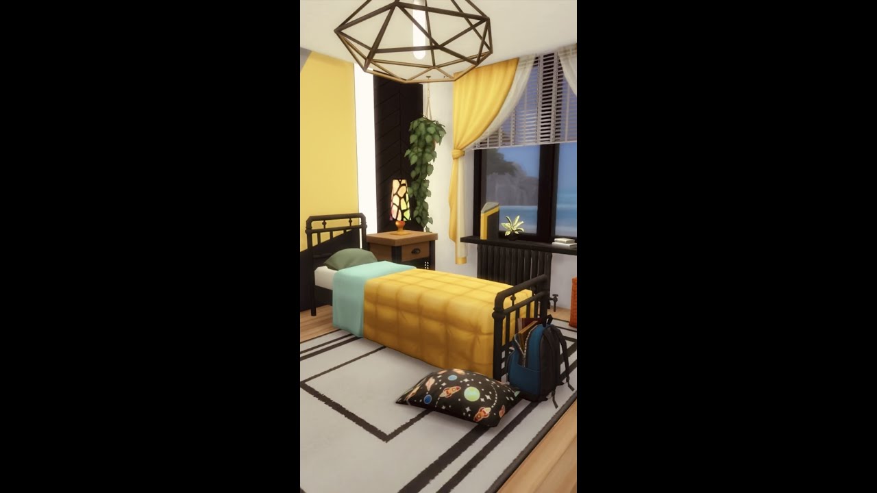 Space room 💫👽 || The Sims 4 Speedbuild || NoCC || #shorts #sims4 #sims4stopmotion