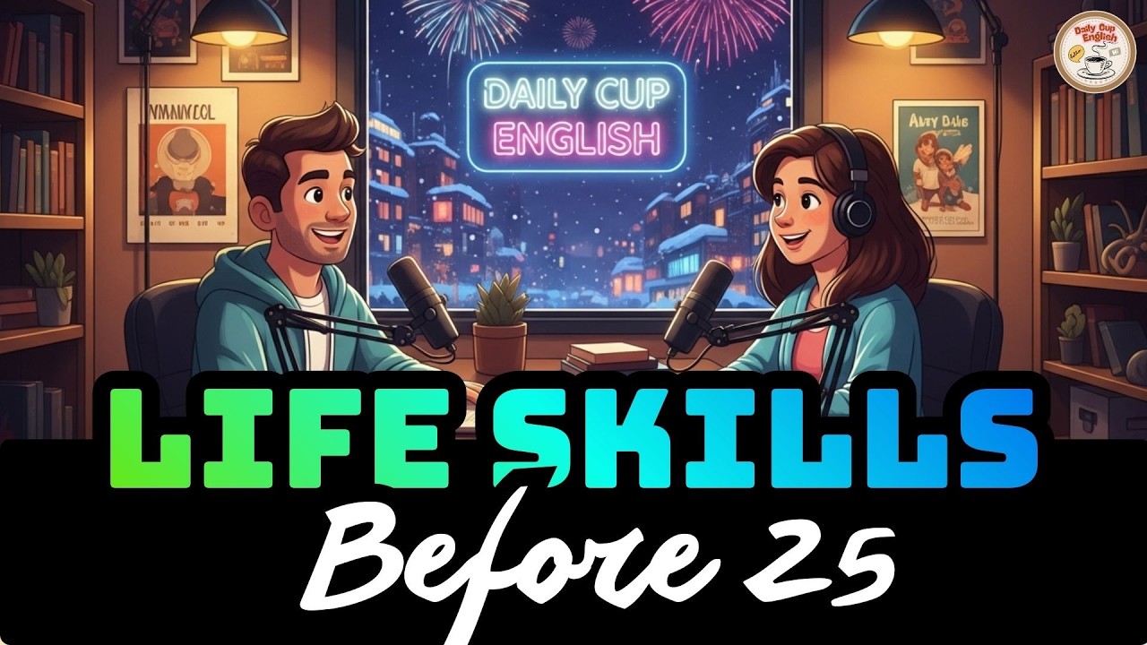 Life Skills You Should Learn Before 25 | Real English Podcast Conversations