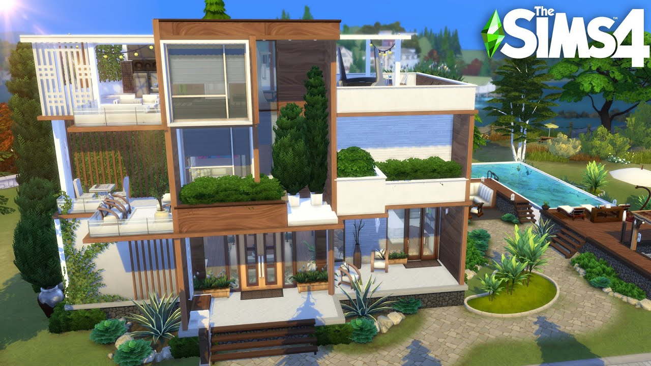 Construindo uma Mansão Moderna | The Sims 4: Speed Build | Construção