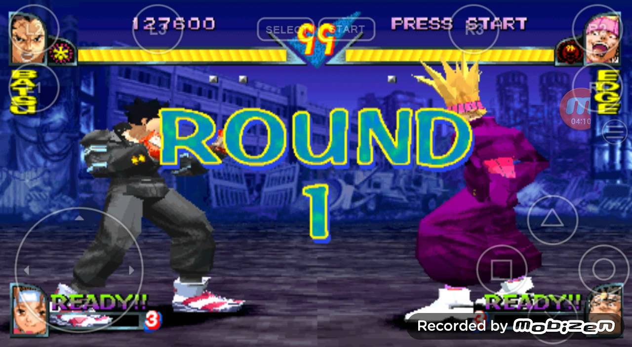 PlayStation1 PS1 Android Emulator FPse Rival Schools - United by Fate Game Play