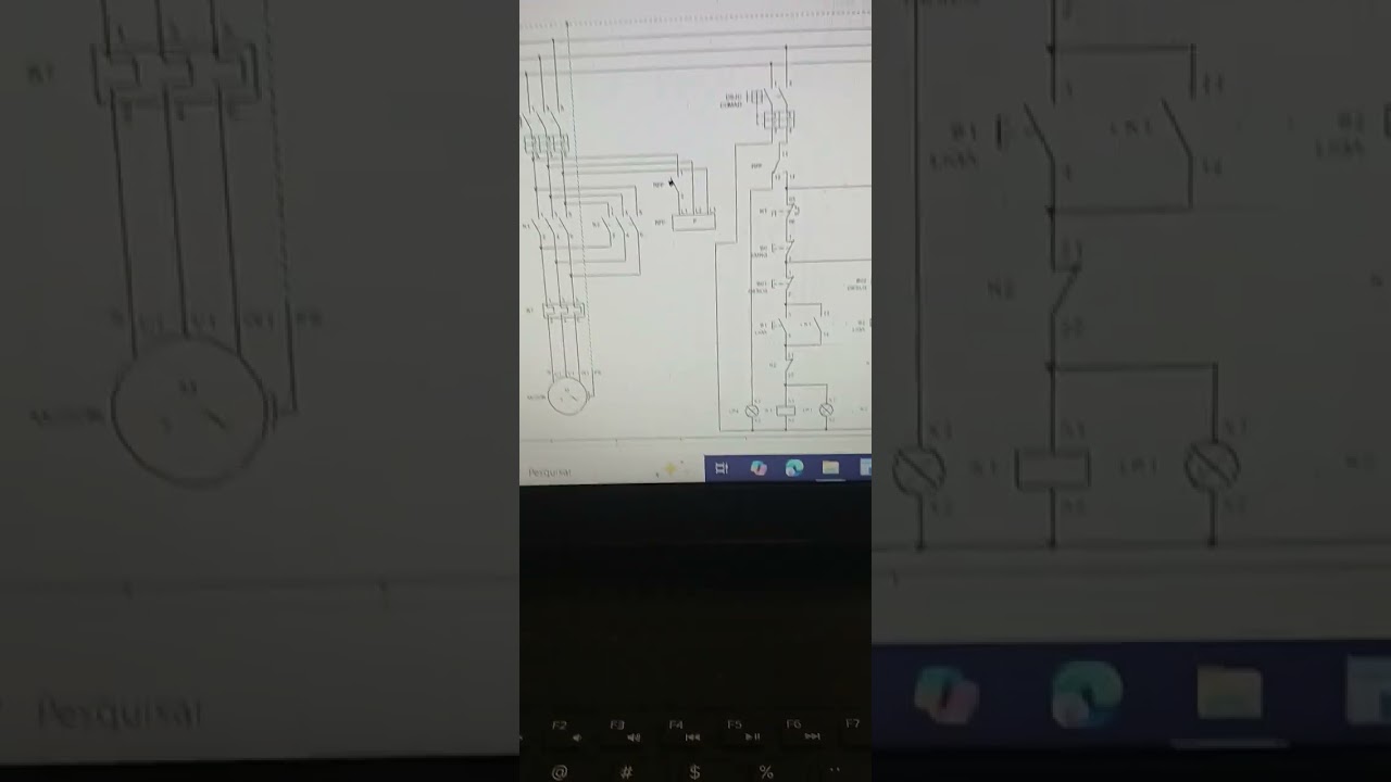 Diagrama de comando de reversão 