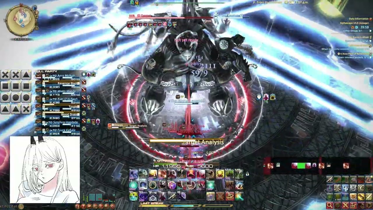 O12S (Final Omega) Blue Mage tank POV